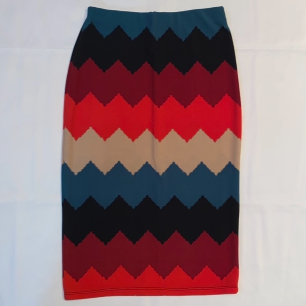 Park Avenue Patterned Pencil Skirt